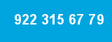 922 315 67 79 922 315 67 79